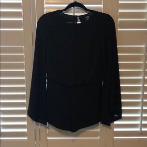 Black Aqua Romper from Bloomingdales